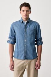 Benetton cămașă pentru bărbați din denim PPY2-KDM0B7_55J (5YETUQ06J)