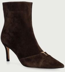 Twinset botine cu toc cui pentru femei din piele întoarsă 9BY2-OBDW4U_88X