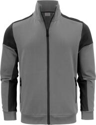 Printer PRIME SWEATER FULL ZIP / Hanorac bărbătesc cu fermoar și guler înalt - antracit/negru 4XL (612061o3314)
