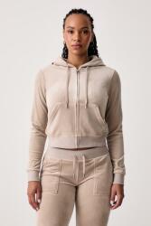 Juicy Couture cipzáras melegítőfelső kapucnival női pamut ROBERTSON CLASS - bézs L