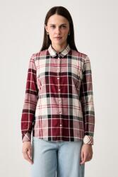 Barbour női pamut ing BRENDON - burgundia 38
