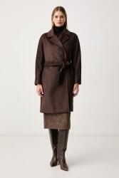 Max Mara női gyapjú kabát WKDPEDALE - barna 36