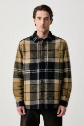Barbour férfi kabát gyapjú hozzáadásával Woodlane - zöld M