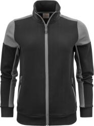 Printer PRIME SWEATER FULL ZIP / Hanorac cu fermoar și guler înalt pentru femei - negru/antracit M (61206280702)