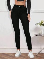Shein Fekete Csőszárú Farmer Nadrág S06__M