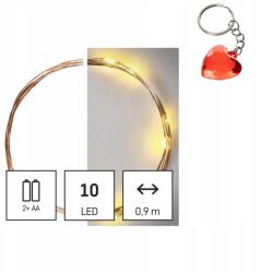 EMOS Nano fényfüzér IP20 10 Led 0, 9m meleg fehér D3AW06 Emos (D3AW06)