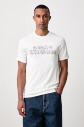 Giorgio Armani férfi pamut póló - bézs XL - answear - 26 990 Ft