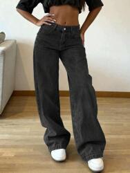 Shein Fekete Farmer Nadrág S09__L