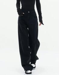 Shein Fekete Egyenes Szárú Farmer Nadrág S06__XS