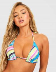 Boohoo Bikini Felső Megkötős Csíkos Minta JT3 NG2__L