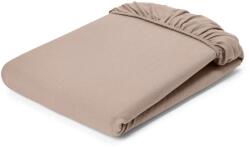 Tchibo - Pamutflanel gumis lepedő, taupe, extra