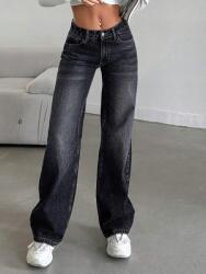 Shein Fekete Farmer Nadrág 1D5 S06__XS