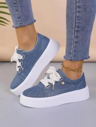 Shein Kék Platform Tornacipő S06__39