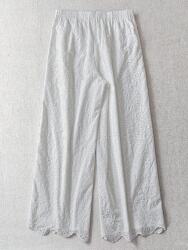 Shein Fehér Mintás Nadrág S09__XXL