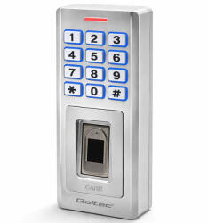 QOLTEC OBERON EM kódzár ujjlenyomat- és RFID-olvasóval, IP68 (52447)