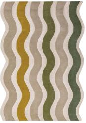 Flair Rugs Covor verde/în culoare naturală țesut manual din lână 140x200 cm Cascade Wool - Flair Rugs Covor