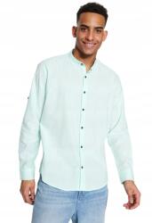 Trendyol Man Férfi Ing Casual Álló Gallérral Menta M 5DA (TMNSS20GO0188)