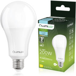 Lumileds LED izzó E27 A67 24W = 200W 3452lm 6500K hideg fehér, 260° LUMILED (LUMLEDJ0072)