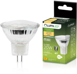 Lumileds LED spotizzó GU4 MR11 2, 5W = 20W 255lm 3000K meleg fehér, 120°, 12V LUMILED (LUMLEDE0010)