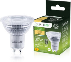 Lumileds Szabályozható fényerejű LED spotizzó GU10 PAR16 8W = 60W 806lm 3000K meleg fehér, 36° LUMILED (LUMLEDF1130)