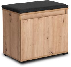 Klubfotel VENORNA cipőtároló paddal, 60 cm
