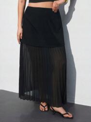 Shein Fekete Maxi Szoknya 3QR S06__XXL