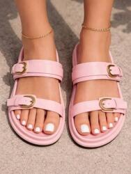 Shein Rózsaszín Flip-flop Papucs Bőr Utánzat PK01__39