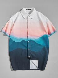 Shein Rövid Ujjú Ing Dhu B20__XL