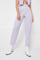 Nasty Gal Magas Derekú Nadrág Kockás N9Z B20__XXS