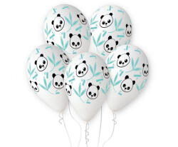 GoDan Panda Bamboo léggömb, lufi 5 db-os 13 inch (33 cm) MLG329445 (MLG329445)