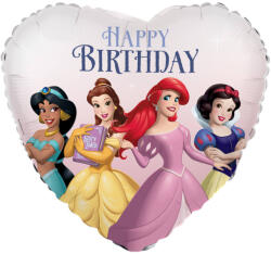 Amscan Disney Hercegnők Heart fólia lufi 45 cm DPA10860 (DPA10860)