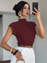 Shein Bordó Kötött Felső M40 S06__L