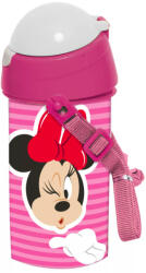 Disney Minnie műanyag szívószálas kulacs akasztóval 500 ml Nr 01