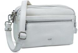 Valmio Fide fehér női bőr crossbody táska (VM-13-WHITE)