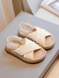 Shein Bézs Papucs Lapos Sarok S06__29