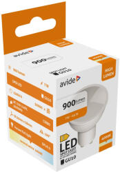 Avide LED Spot Alu+plastic, 7W, GU10, 100 °, NW, 4000K, természetes fehér, 900 lumen (A0746)