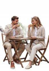 Trendyol Man Férfi Ing Casual Bézs Zsebbel És Gombokkal L 5DA (TMNAW25GO00016)