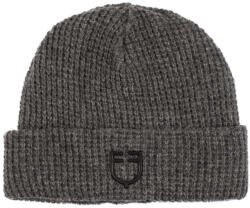 Equestro Uniszex ribbed gyapjú beanie logóval