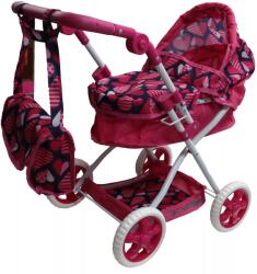  Fémvázas játék babakocsi 65 cm (FL9138-1)