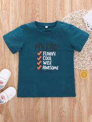 Shein Kék Póló Print 8B2 B20__120