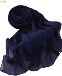 Shein Sötétkék Fejkendő S07__70X180