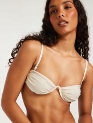 Nelly Fehér Fodros Bikini Felső 928 NG5__80D