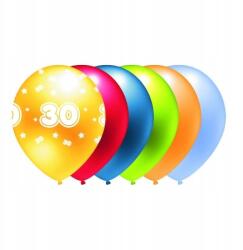  Léggömb 30 vegyes színek metál 5db