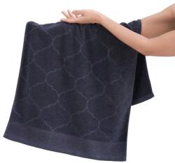  Qibhi Szürke Törölköző Textúra S07__50X90CM (sh2305142838800595)