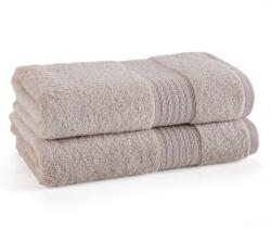 decoDoma Set de prosoape din bambus ALMA crem 50 x 100 cm 2 buc Prosop
