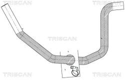 TRISCAN Furtun hidraulic, sistem de directie TRISCAN 8516 11006 (8516 11006)