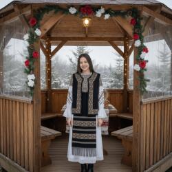 Ie traditionala Costum Popular Complet cu broderie traditionala Toni 3