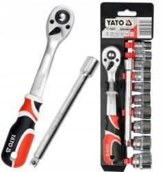 TOYA Dugókulcs Készlet Racsnis Tartozékokkal 3/8" 12DB-OS YT-38683 (YT-38683)
