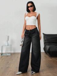 Shein Fekete Farmer Nadrág S09__XS - allegro - 3 670 Ft