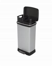 Keter Szemetes Curver Deco Bin Duo 23 l 23 l ezüst (3253928680008)